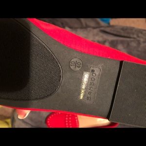 Never worn red flats, forever 21